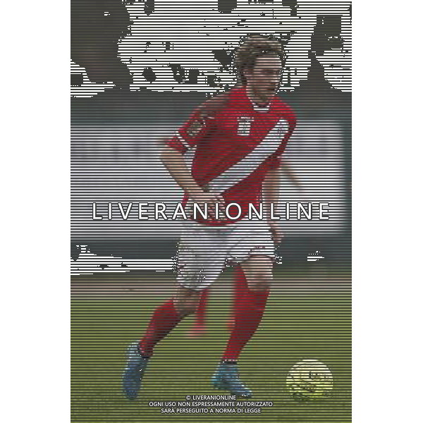 SANTARCANGELO vs SAVONA, Campionato di Calcio Lega Pro, Girone B, 24» giornata, 28/02/2016, nella foto: LEBRAN FABIO, IN AZIONE, ©CLAUDIO ZAMAGNI/AGENZIA ALDO LIVERANI S.A.S.