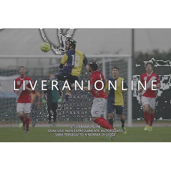 SANTARCANGELO vs SAVONA, Campionato di Calcio Lega Pro, Girone B, 24» giornata, 28/02/2016, nella foto: VENITUCCI, INTERCETTA, ©CLAUDIO ZAMAGNI/AGENZIA ALDO LIVERANI S.A.S.