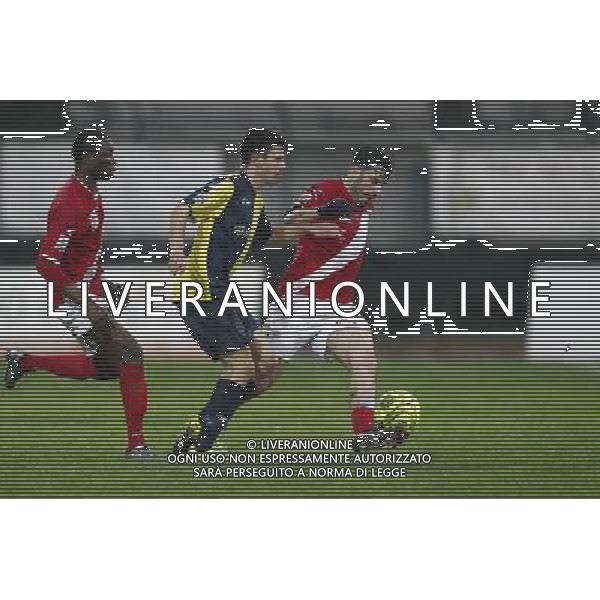 SANTARCANGELO vs SAVONA, Campionato di Calcio Lega Pro, Girone B, 24» giornata, 28/02/2016, nella foto: L\'ATTACCO DEL SAVONA, ©CLAUDIO ZAMAGNI/AGENZIA ALDO LIVERANI S.A.S.
