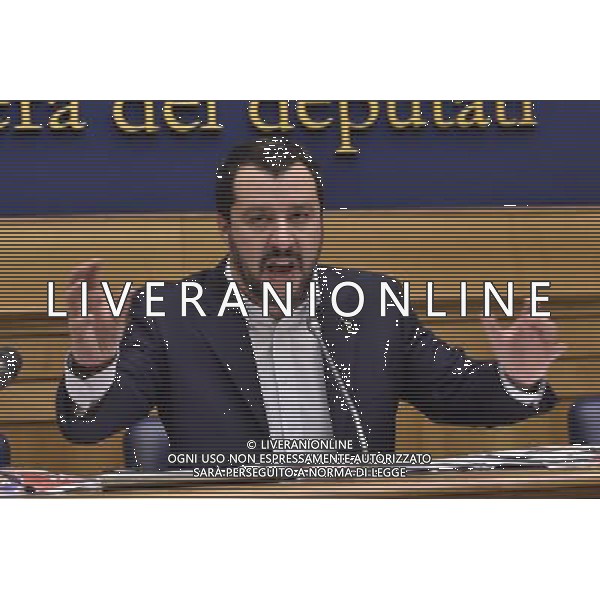 CONFERENZA STAMPA DI MATTEO SALVINI A MONTECITORIO ROMA 29 FEBBRAIO 2016 Â©CORRADETTI / AGENZIA ALDO LIVERANI SAS