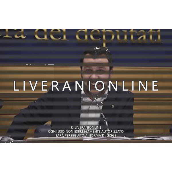 CONFERENZA STAMPA DI MATTEO SALVINI A MONTECITORIO ROMA 29 FEBBRAIO 2016 Â©CORRADETTI / AGENZIA ALDO LIVERANI SAS