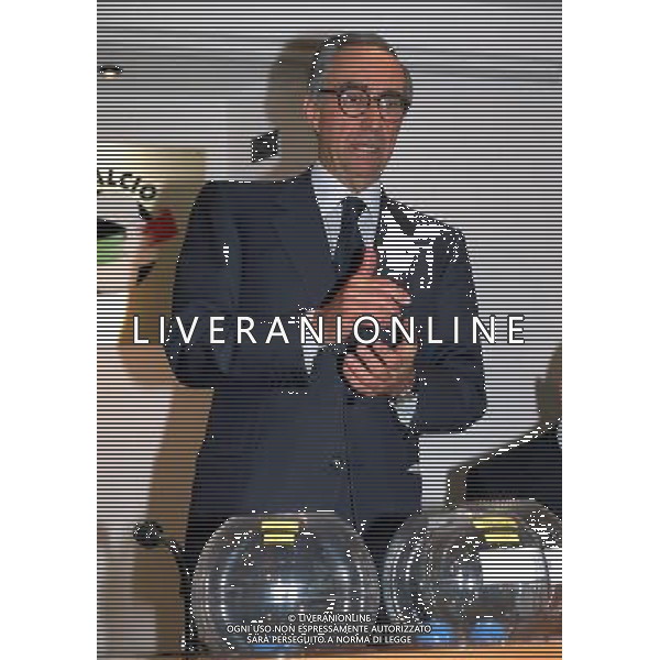 Consiglio di Lega Calcio Estrazione abbinamenti Sorteggi Coppa Italia- Milano 27/11/1997 nella foto Franco Carraro © AGENZIA ALDO LIVERANI SAS