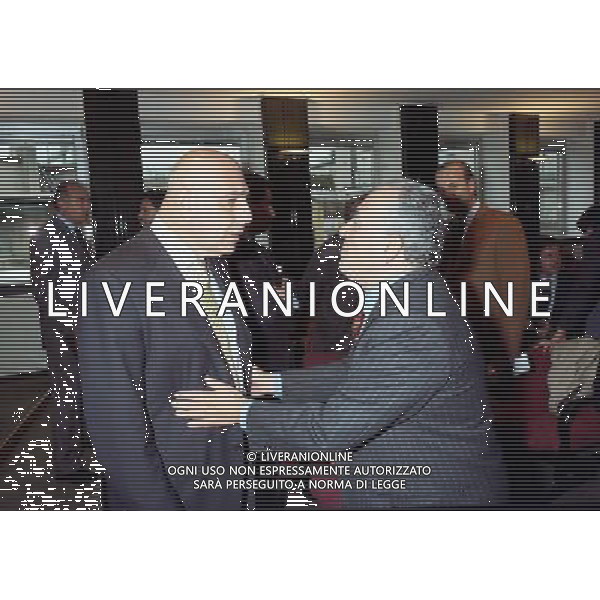 Consiglio di Lega Calcio Estrazione abbinamenti Sorteggi Coppa Italia- Milano 27/11/1997 nella foto Franco Sensi e Adriano Galliani © AGENZIA ALDO LIVERANI SAS