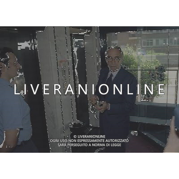 MILANO LEGA CALCIO RIUNIONE PRESIDENTI 15-05 2000 NELLA FOTO FRANCO CARRARO AG ALDO LIVERANI SAS