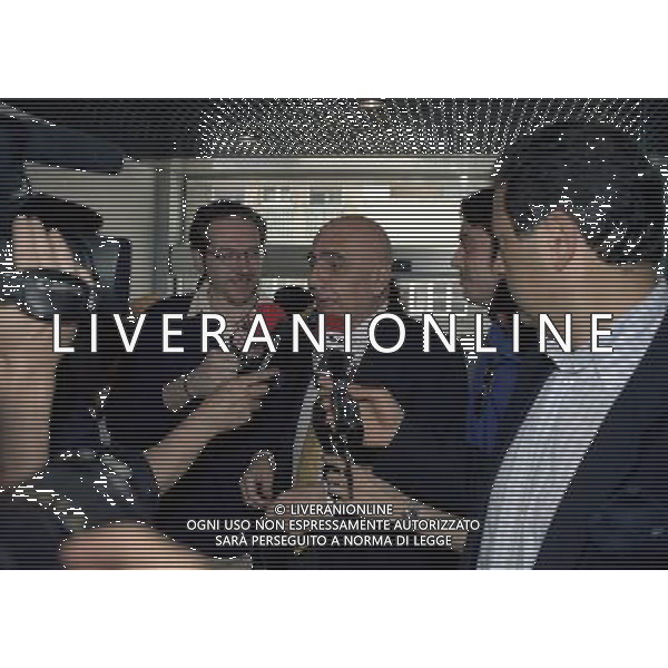 MILANO LEGA CALCIO RIUNIONE PRESIDENTI 15-05 2000 NELLA FOTO ADRIANO GALLIANI AG ALDO LIVERANI SAS