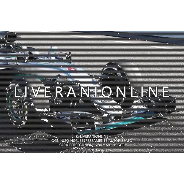 Nico Rosberg (GER) Mercedes AMG F1 W07 Hybrid front wing. 01.03.2016. Formula One Testing, Day One, Barcelona, Spain. Tuesday. / AGENZIA ALDO LIVERANI SAS - ITALY ONLY EDITORIAL USE ONLY