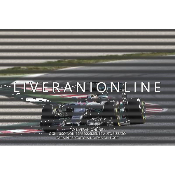 Lewis Hamilton (GBR) Mercedes AMG F1 W07 Hybrid. 01.03.2016. Formula One Testing, Day One, Barcelona, Spain. Tuesday. / AGENZIA ALDO LIVERANI SAS - ITALY ONLY EDITORIAL USE ONLY
