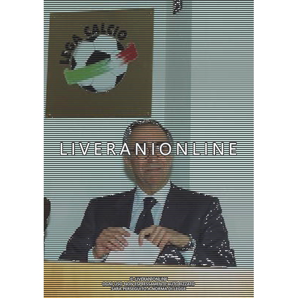 Consiglio di Lega Calcio Milano 03/12/1997 nella foto Franco Carraro © AGENZIA ALDO LIVERANI SAS