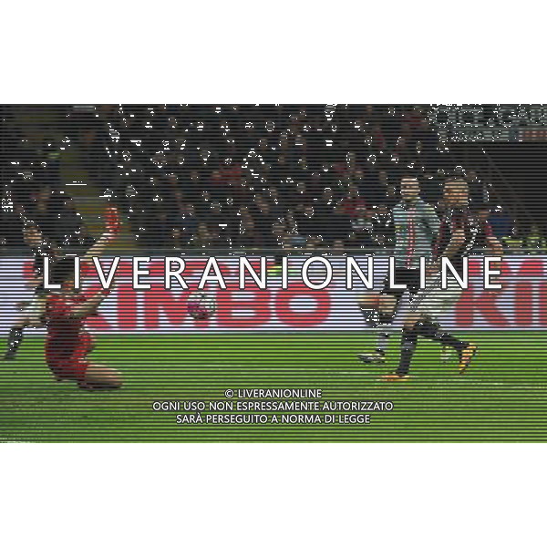 Coppa Italia TIM Cup 2015/2016 Semifinale Ritorno Milano - 01.03.2016 Milan-Alessandria Nella Foto: il secondo gol di jeremy menez del 3-0 /Ph.Vitez-Ag. Aldo Liverani
