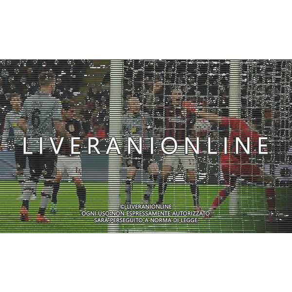 Coppa Italia TIM Cup 2015/2016 Semifinale Ritorno Milano - 01.03.2016 Milan-Alessandria Nella Foto: il gol di alessio romagnoli del 4-0 /Ph.Vitez-Ag. Aldo Liverani