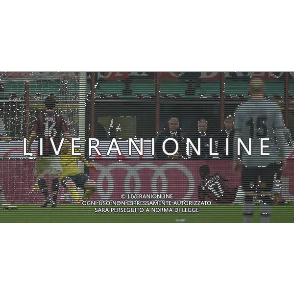 Coppa Italia TIM Cup 2015/2016 Semifinale Ritorno Milano - 01.03.2016 Milan-Alessandria Nella Foto:quasi autogol di zapata /Ph.Vitez-Ag. Aldo Liverani