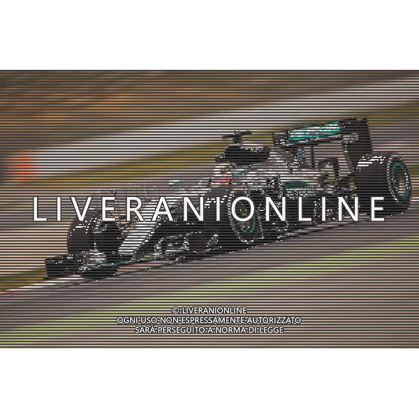 Lewis Hamilton (GBR) Mercedes AMG F1 W07 Hybrid running sensor equipment. 02.03.2016. Formula One Testing, Day Two, Barcelona, Spain. Wednesday. / AGENZIA ALDO LIVERANI SAS - ITALY ONLT EDITORIAL USE ONLY