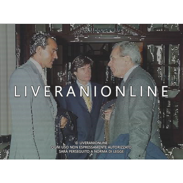 Riunione Presidente calcio Hotel Gallia a Milano 07/02/1997 nella foto Giuseppe Gazzoni Frascara con Stefano Mazzi e Gabriele Oriali © AGENZIA ALDO LIVERANI SAS
