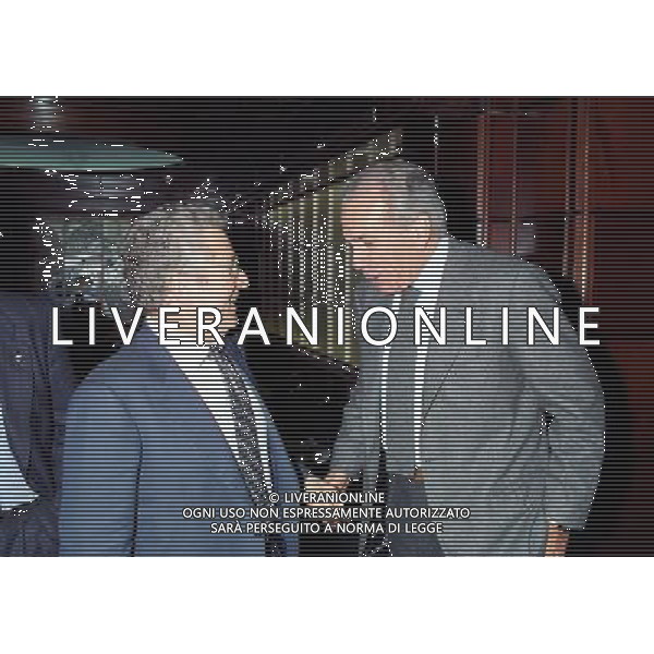 Riunione Presidente calcio Hotel Gallia a Milano 07/02/1997 nella foto Giuseppe Gazzoni Frascara con Antonio Matarrese © AGENZIA ALDO LIVERANI SAS