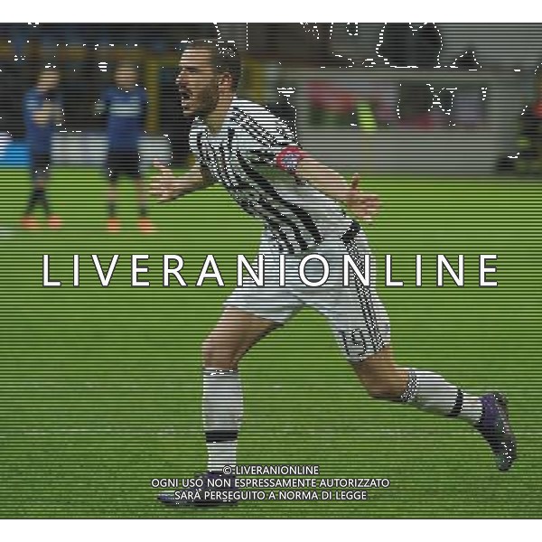Coppa Italia TIM Cup 2015/2016 Semifinale Ritorno Milano - 02.03.2016 Inter-Juventus Nella Foto: esultanza di leonardo bonucci dopo il rigore decisivo /Ph.Vitez-Ag. Aldo Liverani