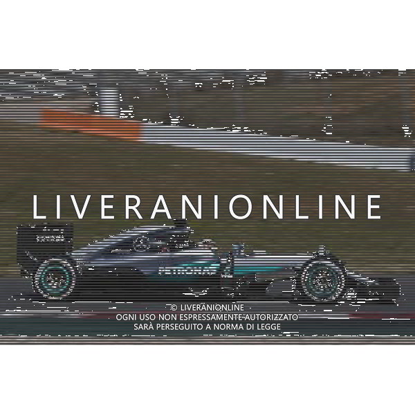 Lewis Hamilton (GBR) Mercedes AMG F1 W07 . 02.03.2016. Formula One Testing, Day Two, Barcelona, Spain. Wednesday. ONLY ITALY-AG ALDO LIVERANI SAS