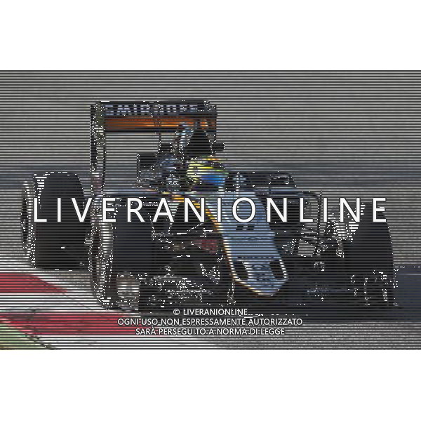 Sergio Perez (MEX) Sahara Force India F1 VJM09. 02.03.2016. Formula One Testing, Day Two, Barcelona, Spain. Wednesday. ONLY ITALY-AG ALDO LIVERANI SAS