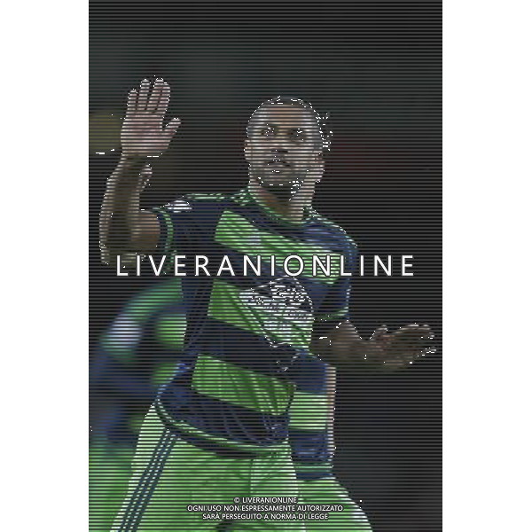 GOAL CELEBRATION - Swansea City\'s Wayne Routledge celebrates scoring his sides equalising goal to make the score 1-1 Photographer Craig Mercer/CameraSport Football - Barclays Premiership - Arsenal v Swansea City - Wednesday 2nd March 2016 - Emirates Stadium - London © CameraSport - 43 Linden Ave. Countesthorpe. Leicester. England. LE8 5PG - Tel: +44 (0) 116 277 4147 - admin@camerasport.com - www.camerasport.com AG ALDO LIVERANI SAS ONLY ITALY
