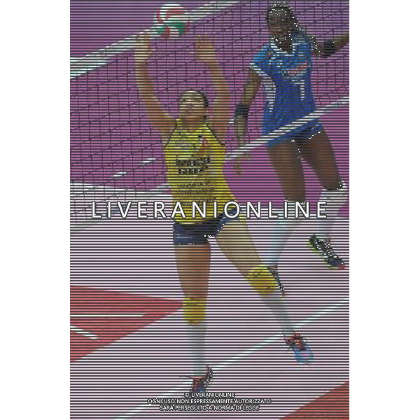 Campionato Serie A1 Master Group Sport - 22Â° giornata Busto Arsizio (VA) 2-03-2016 PalaYamamay Club Italia vs Imoco Volley Conegliano nella foto Alisha Glass (Conegliano) foto Roberto Garavaglia - ag. Aldo Liverani sas