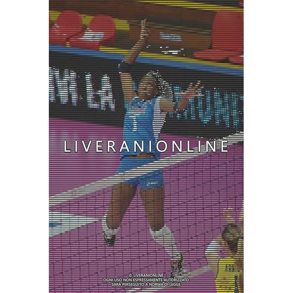 Campionato Serie A1 Master Group Sport - 22Â° giornata Busto Arsizio (VA) 2-03-2016 PalaYamamay Club Italia vs Imoco Volley Conegliano nella foto Paola Egonu (Club Italia) foto Roberto Garavaglia - ag. Aldo Liverani sas
