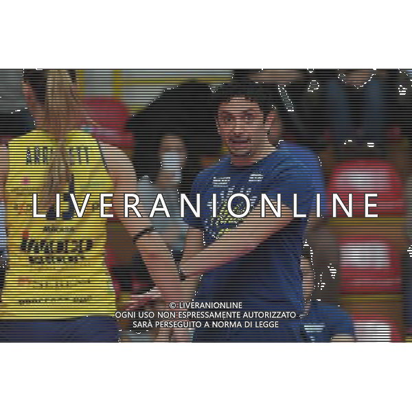 Campionato Serie A1 Master Group Sport - 22Â° giornata Busto Arsizio (VA) 2-03-2016 PalaYamamay Club Italia vs Imoco Volley Conegliano nella foto Davide Mazzanti allenatore Conegliano foto Roberto Garavaglia - ag. Aldo Liverani sas