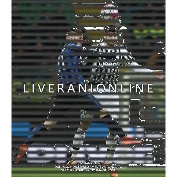 Coppa Italia TIM Cup 2015/2016 Semifinale Ritorno Milano - 02.03.2016 Inter-Juventus Nella Foto:Alvaro Morata-Davide Santon /Ph.Vitez-Ag. Aldo Liverani