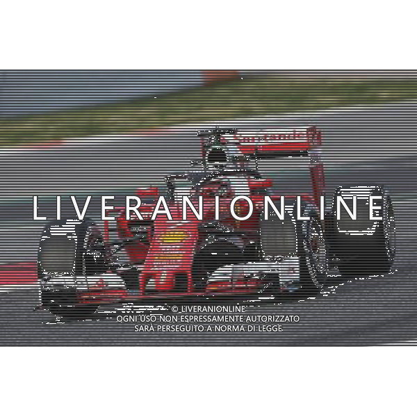 Kimi Raikkonen (FIN) Ferrari SF16-H running a cockpit cover. 03.03.2016. Formula One Testing, Day Three, Barcelona, Spain. Thursday. AG ALDO LIVERANI SAS ONLY ITALY