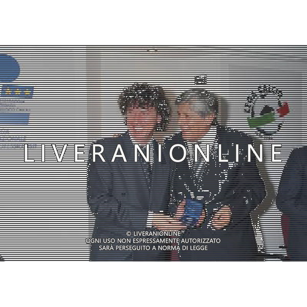 Assemblea Lega calcio a Milano 19/12/1996 nella foto SERGIO GASPARIN e Luciano Nizzola © AGENZIA ALDO LIVERANI SAS