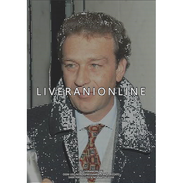 Assemblea Lega calcio a Milano 19/12/1996 nella foto Massimo Cellino © AGENZIA ALDO LIVERANI SAS