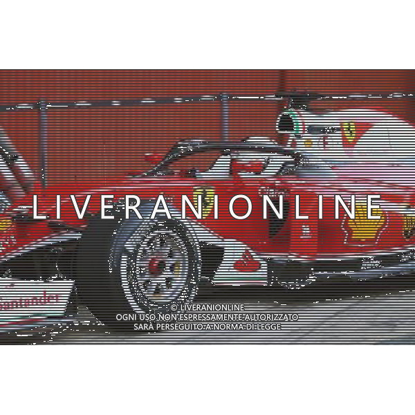 Sebastian Vettel (GER) Ferrari SF16-H running the Halo cockpit cover. 04.03.2016. Formula One Testing, Day Four, Barcelona, Spain. Friday. AGENZIA ALDO LIVERANI SAS - ITALY ONLY ERDITORIAL USE ONLY