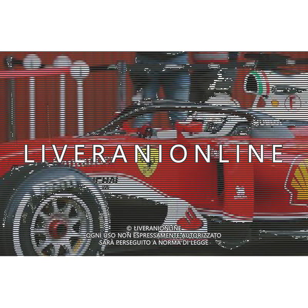 Sebastian Vettel (GER) Ferrari SF16-H running the Halo cockpit cover. 04.03.2016. Formula One Testing, Day Four, Barcelona, Spain. Friday. AGENZIA ALDO LIVERANI SAS - ITALY ONLY ERDITORIAL USE ONLY