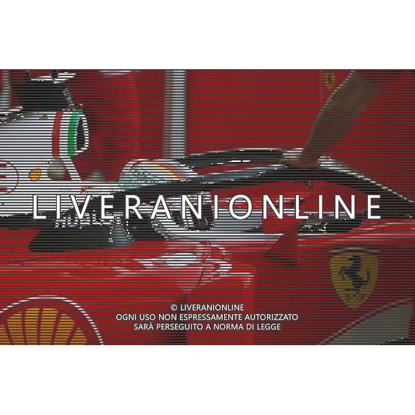 Sebastian Vettel (GER) Ferrari SF16-H running the Halo cockpit cover. 04.03.2016. Formula One Testing, Day Four, Barcelona, Spain. Friday. AGENZIA ALDO LIVERANI SAS - ITALY ONLY ERDITORIAL USE ONLY
