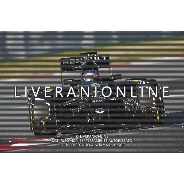 Jolyon Palmer (GBR) Renault Sport F1 Team RS16 running sensor equipment. 04.03.2016. Formula One Testing, Day Four, Barcelona, Spain. Friday. / AGENZIA ALDO LIVERANI SAS - ITALY ONLY ERDITORIAL USE ONLY