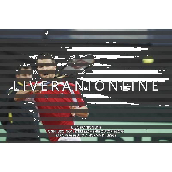 Coppa Davis, Italia vs Svizzera, primo turno del gruppo mondiale Davis Cup BNP Paribas, Lorenzi vs Chiudinelli, 04/03/2016, nella foto: CHIUDINELLI MARCO ©Claudio Zamagni/Agenzia Aldo Liverani s.a.s. / AGENZIA ALDO LIVERANI SAS