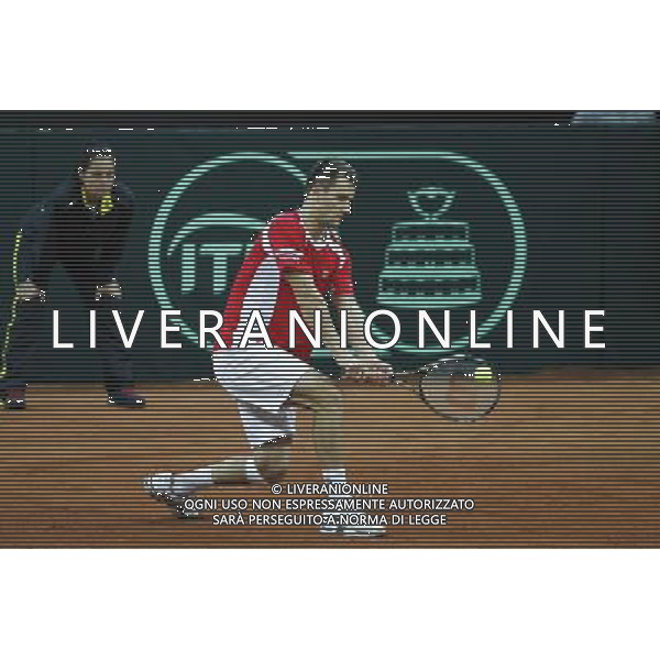 Coppa Davis, Italia vs Svizzera, primo turno del gruppo mondiale Davis Cup BNP Paribas, Lorenzi vs Chiudinelli, 04/03/2016, nella foto: CHIUDINELLI MARCO ©Claudio Zamagni/Agenzia Aldo Liverani s.a.s. / AGENZIA ALDO LIVERANI SAS