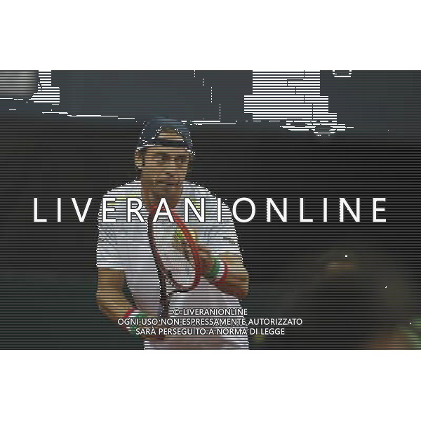 Coppa Davis, Italia vs Svizzera, primo turno del gruppo mondiale Davis Cup BNP Paribas, Lorenzi vs Chiudinelli, 04/03/2016, nella foto: LORENZI PAOLO ©Claudio Zamagni/Agenzia Aldo Liverani s.a.s. / AGENZIA ALDO LIVERANI SAS