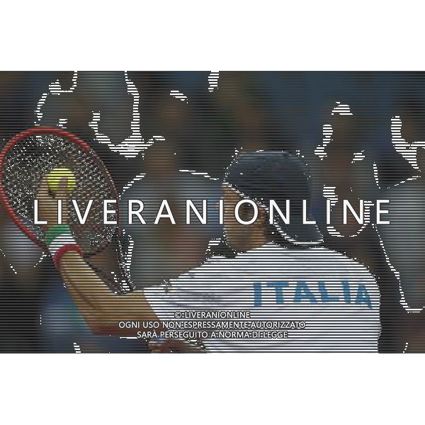 Coppa Davis, Italia vs Svizzera, primo turno del gruppo mondiale Davis Cup BNP Paribas, Lorenzi vs Chiudinelli, 04/03/2016, nella foto: LORENZI PAOLO ©Claudio Zamagni/Agenzia Aldo Liverani s.a.s. / AGENZIA ALDO LIVERANI SAS