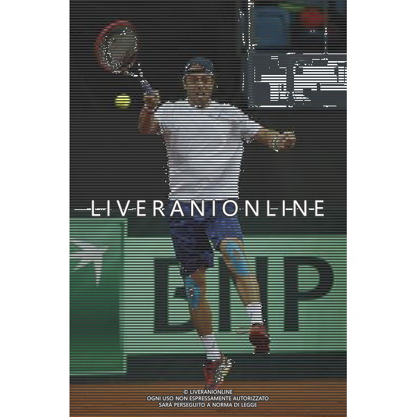 Coppa Davis, Italia vs Svizzera, primo turno del gruppo mondiale Davis Cup BNP Paribas, Lorenzi vs Chiudinelli, 04/03/2016, nella foto: LORENZI PAOLO ©Claudio Zamagni/Agenzia Aldo Liverani s.a.s. / AGENZIA ALDO LIVERANI SAS