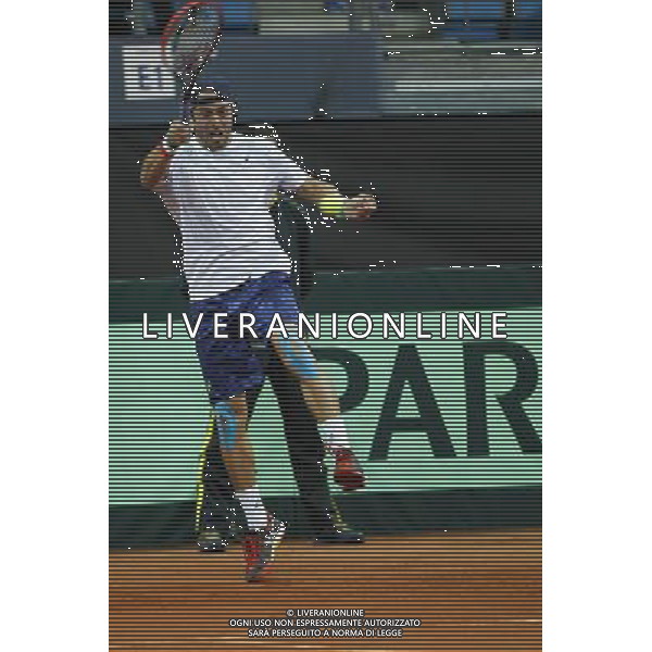 Coppa Davis, Italia vs Svizzera, primo turno del gruppo mondiale Davis Cup BNP Paribas, Lorenzi vs Chiudinelli, 04/03/2016, nella foto: LORENZI PAOLO ©Claudio Zamagni/Agenzia Aldo Liverani s.a.s. / AGENZIA ALDO LIVERANI SAS