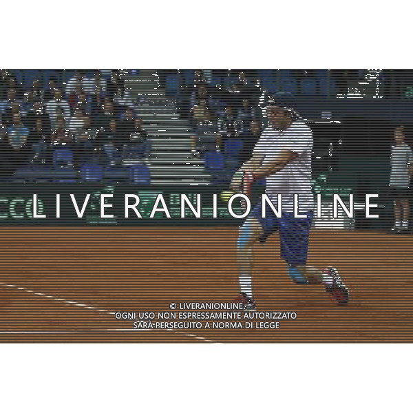 Coppa Davis, Italia vs Svizzera, primo turno del gruppo mondiale Davis Cup BNP Paribas, Lorenzi vs Chiudinelli, 04/03/2016, nella foto: LORENZI PAOLO ©Claudio Zamagni/Agenzia Aldo Liverani s.a.s. / AGENZIA ALDO LIVERANI SAS