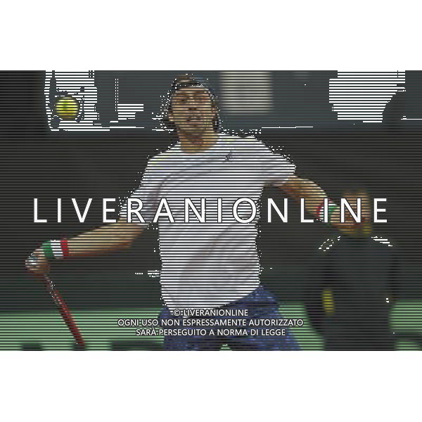 Coppa Davis, Italia vs Svizzera, primo turno del gruppo mondiale Davis Cup BNP Paribas, Lorenzi vs Chiudinelli, 04/03/2016, nella foto: LORENZI PAOLO ©Claudio Zamagni/Agenzia Aldo Liverani s.a.s. / AGENZIA ALDO LIVERANI SAS