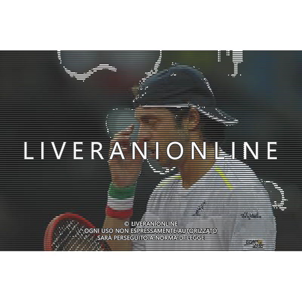 Coppa Davis, Italia vs Svizzera, primo turno del gruppo mondiale Davis Cup BNP Paribas, Lorenzi vs Chiudinelli, 04/03/2016, nella foto: LORENZI PAOLO ©Claudio Zamagni/Agenzia Aldo Liverani s.a.s. / AGENZIA ALDO LIVERANI SAS