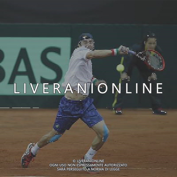 Coppa Davis, Italia vs Svizzera, primo turno del gruppo mondiale Davis Cup BNP Paribas, Lorenzi vs Chiudinelli, 04/03/2016, nella foto: LORENZI PAOLO ©Claudio Zamagni/Agenzia Aldo Liverani s.a.s. / AGENZIA ALDO LIVERANI SAS