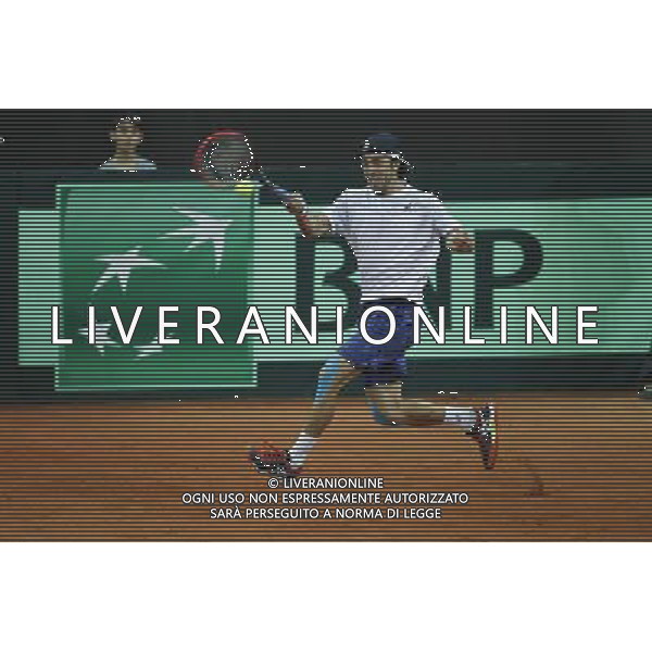 Coppa Davis, Italia vs Svizzera, primo turno del gruppo mondiale Davis Cup BNP Paribas, Lorenzi vs Chiudinelli, 04/03/2016, nella foto: LORENZI PAOLO ©Claudio Zamagni/Agenzia Aldo Liverani s.a.s. / AGENZIA ALDO LIVERANI SAS