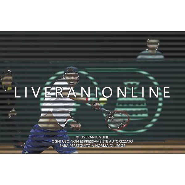 Coppa Davis, Italia vs Svizzera, primo turno del gruppo mondiale Davis Cup BNP Paribas, Lorenzi vs Chiudinelli, 04/03/2016, nella foto: LORENZI PAOLO ©Claudio Zamagni/Agenzia Aldo Liverani s.a.s. / AGENZIA ALDO LIVERANI SAS