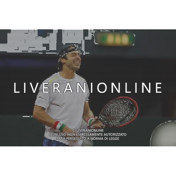 Coppa Davis, Italia vs Svizzera, primo turno del gruppo mondiale Davis Cup BNP Paribas, Lorenzi vs Chiudinelli, 04/03/2016, nella foto: LORENZI, FELICE, Â©Claudio Zamagni/Agenzia Aldo Liverani s.a.s. / AGENZIA ALDO LIVERANI SAS