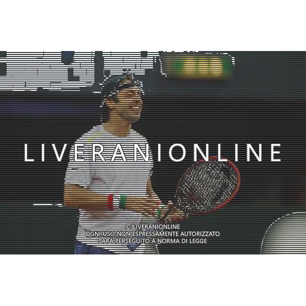 Coppa Davis, Italia vs Svizzera, primo turno del gruppo mondiale Davis Cup BNP Paribas, Lorenzi vs Chiudinelli, 04/03/2016, nella foto: LORENZI, FELICE, Â©Claudio Zamagni/Agenzia Aldo Liverani s.a.s. / AGENZIA ALDO LIVERANI SAS