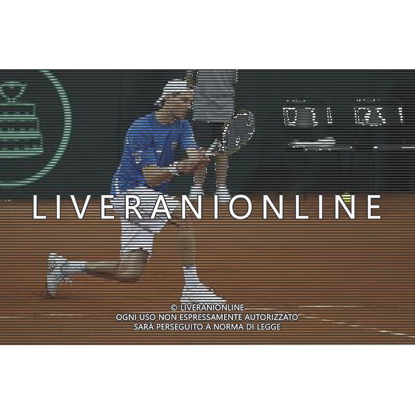Coppa Davis, Italia vs Svizzera, primo turno del gruppo mondiale Davis Cup BNP Paribas, 04/03/2016, nella foto: SEPPI, IN AZIONE, Â©Claudio Zamagni/Agenzia Aldo Liverani s.a.s. / AGENZIA ALDO LIVERANI SAS