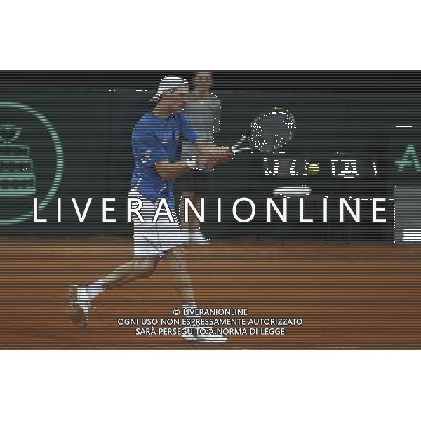 Coppa Davis, Italia vs Svizzera, primo turno del gruppo mondiale Davis Cup BNP Paribas, 04/03/2016, nella foto: SEPPI, IN AZIONE, Â©Claudio Zamagni/Agenzia Aldo Liverani s.a.s. / AGENZIA ALDO LIVERANI SAS