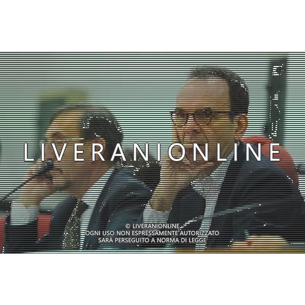 Milano-Fratelli d\'Italia-Alleanza Nazionale incontra il candidato Sindaco Stefano Parisi Milano - 05.03.2016 Nella Foto:Fratelli d\'Italia-Alleanza Nazionale incontra il candidato Sindaco Stefano Parisi per un confronto pubblico sul tema \'Periferie:sicurezza,traffico e innovazione\'. Ignazio La Russa, Stefano Parisi /Ph.Vitez-Ag. Aldo Liverani